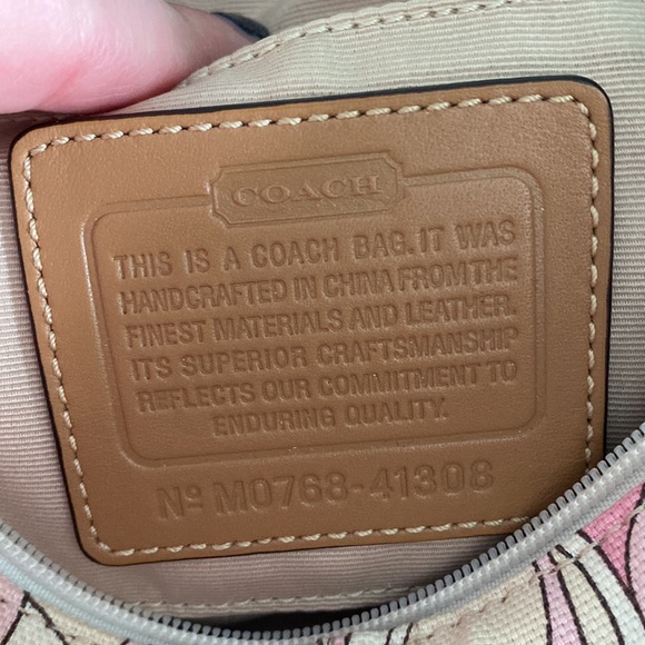 COACH “C”  PRINT MINI BAG - Picture 5 of 8